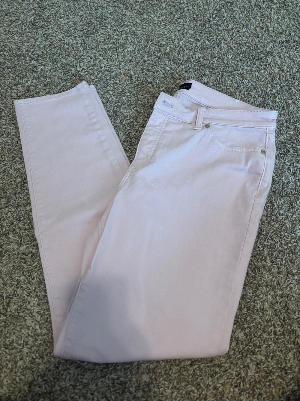 Talbots Light Pink Straight-Leg Jeans